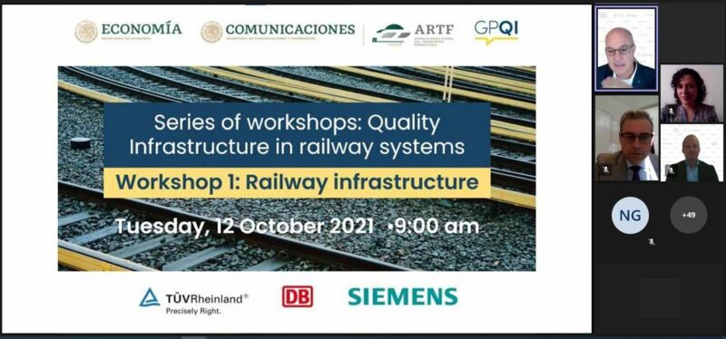 Screenshot des ersten Workshops zu Bahninfrastruktur