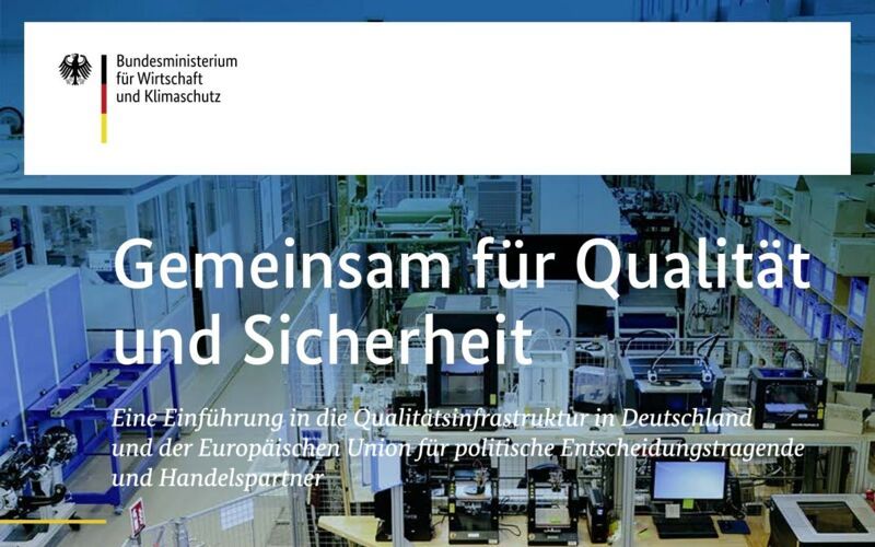 Coverbild der Publikation "Gemeinsam für Qualität und Sicherheit"