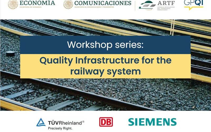Poster of the series of workshops on QI for railway system