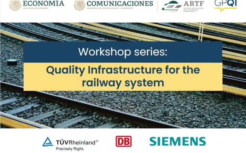 Poster of the series of workshops on QI for railway system