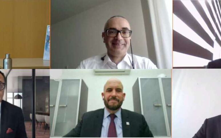 Screenshot of the distinguished speakers of the IV workshop