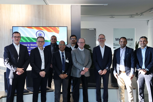 Photo: Visit of the MHI-led Indian delegation at Siemens