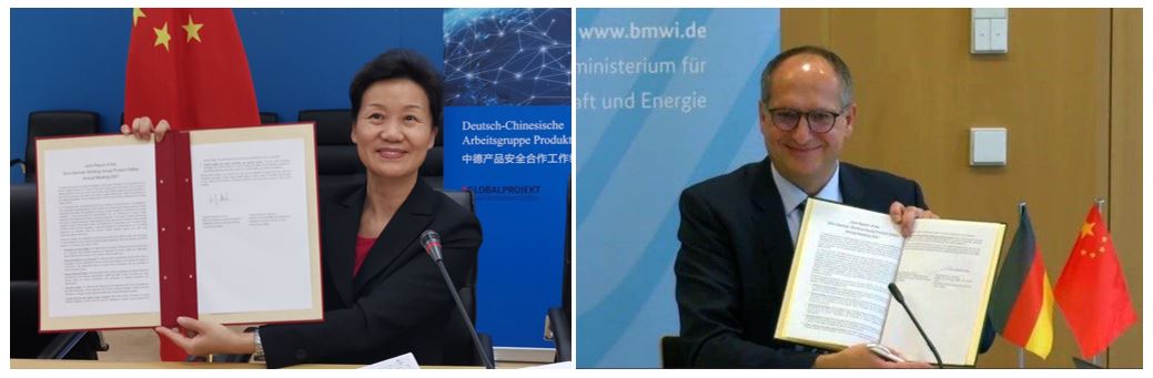Liu Min and Dr Ole Janssen