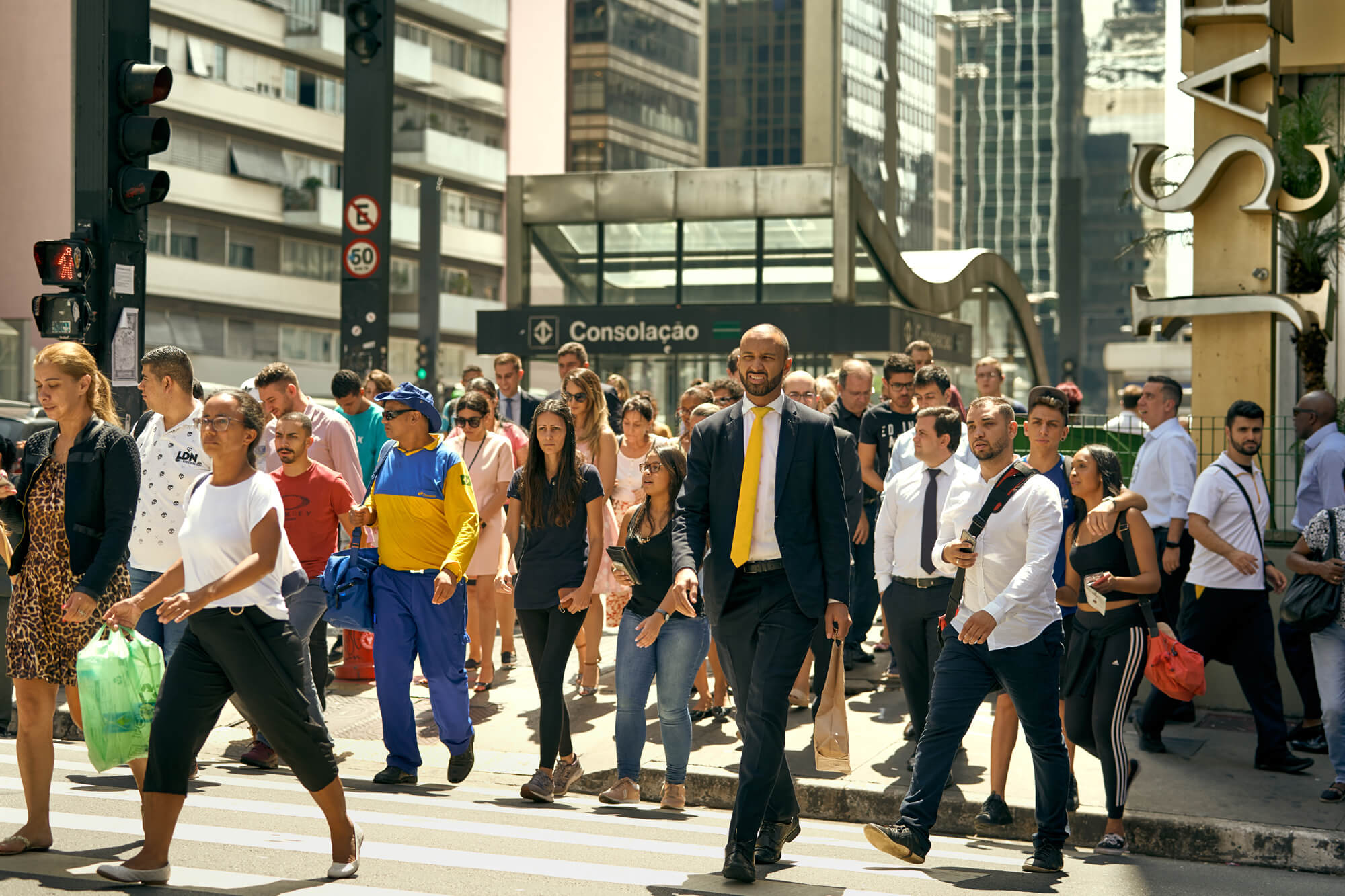 Street scene in Brazil